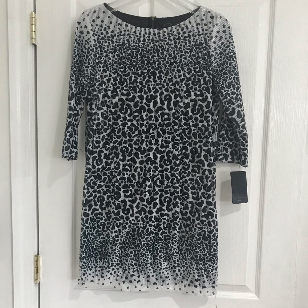 NWT Zara sequin mini dress. Super classy.